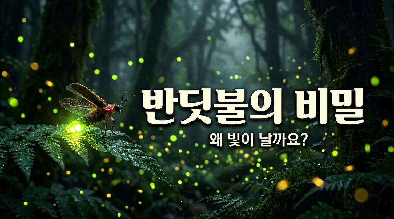 반딧불이 꼬리 빛의 비밀! 생물발광 원리와 짝짓기 신호 총정리