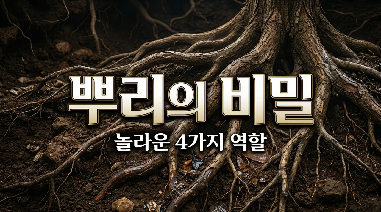 식물 뿌리의 역할 4가지: 물 흡수부터 나무들의 비밀 네트워크까지