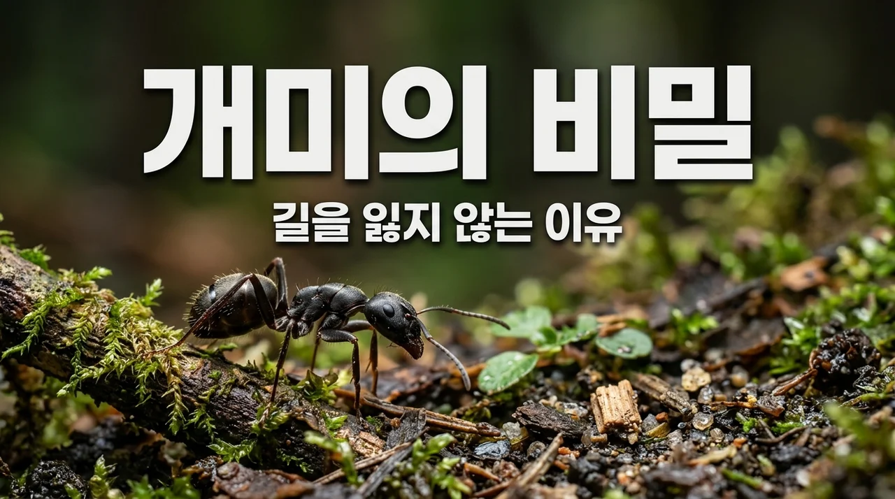 개미 길찾기 비밀: 눈이 어두운 개미가 절대 길을 잃지 않는 이유