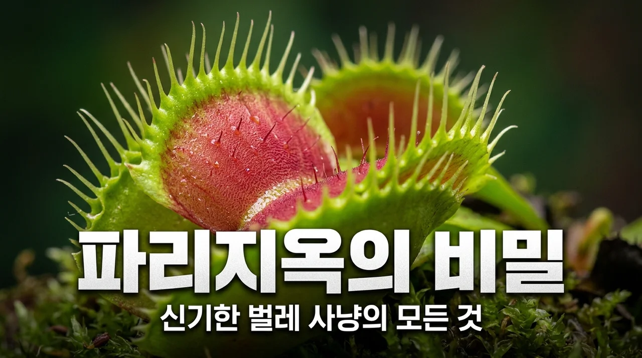 파리지옥 벌레 잡는 원리, 신기한 감각모와 소화 과정 완벽 정리