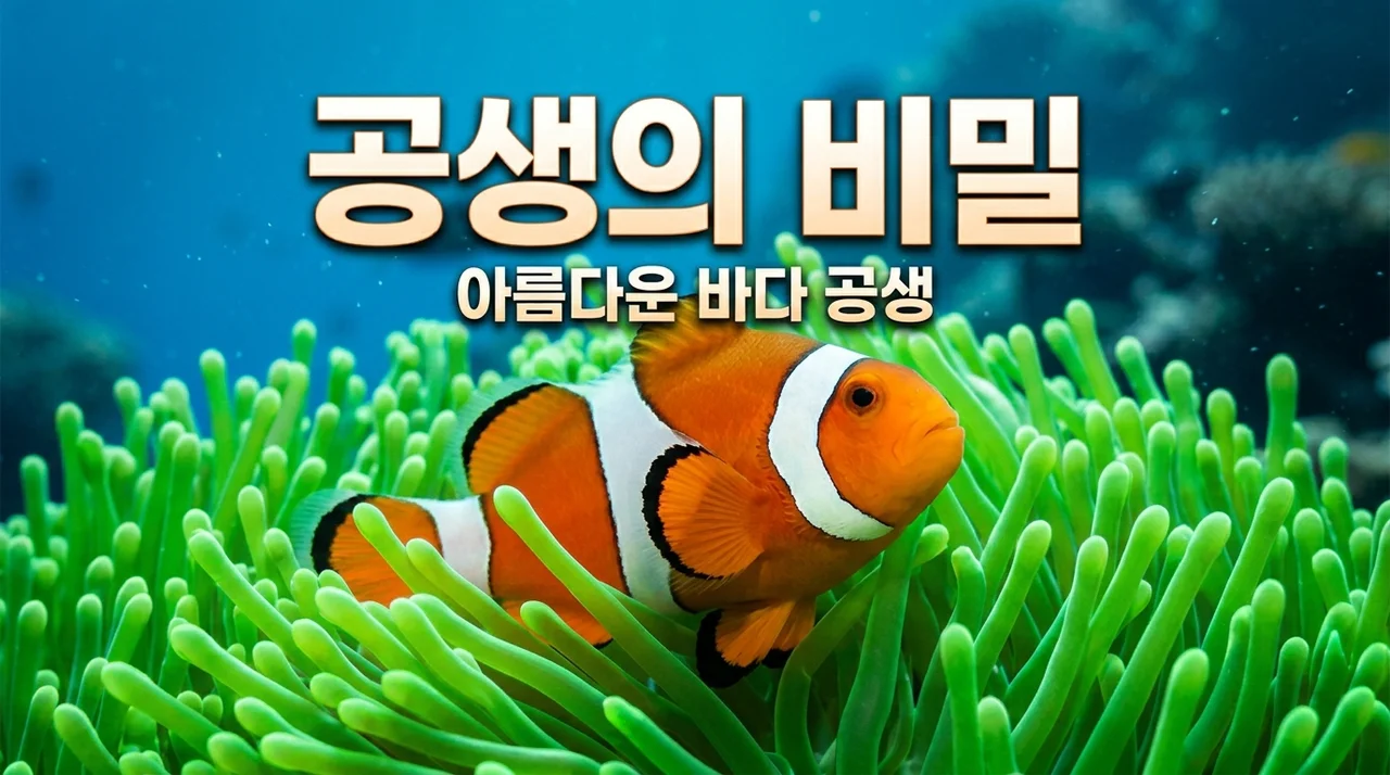 흰동가리 말미잘 공생의 비밀, 독이 있는 촉수 속에서 사는 이유