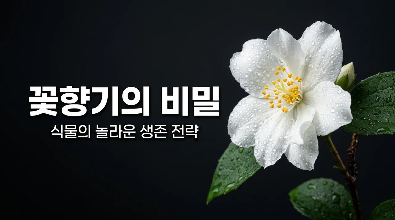 꽃이 향기를 내는 이유, 식물의 치열한 생존 전략 5가지