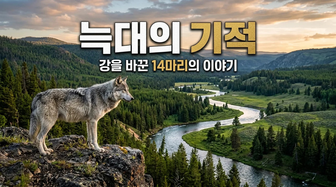 늑대가 사라지자 강이 바뀌었다? 옐로스톤 늑대의 생태계 기적