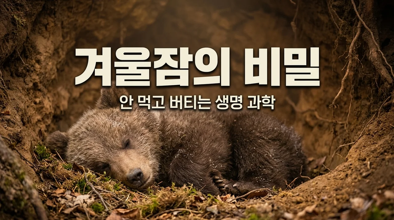 겨울잠 자는 동물은 밥을 언제 먹을까? 신기한 생존 비밀