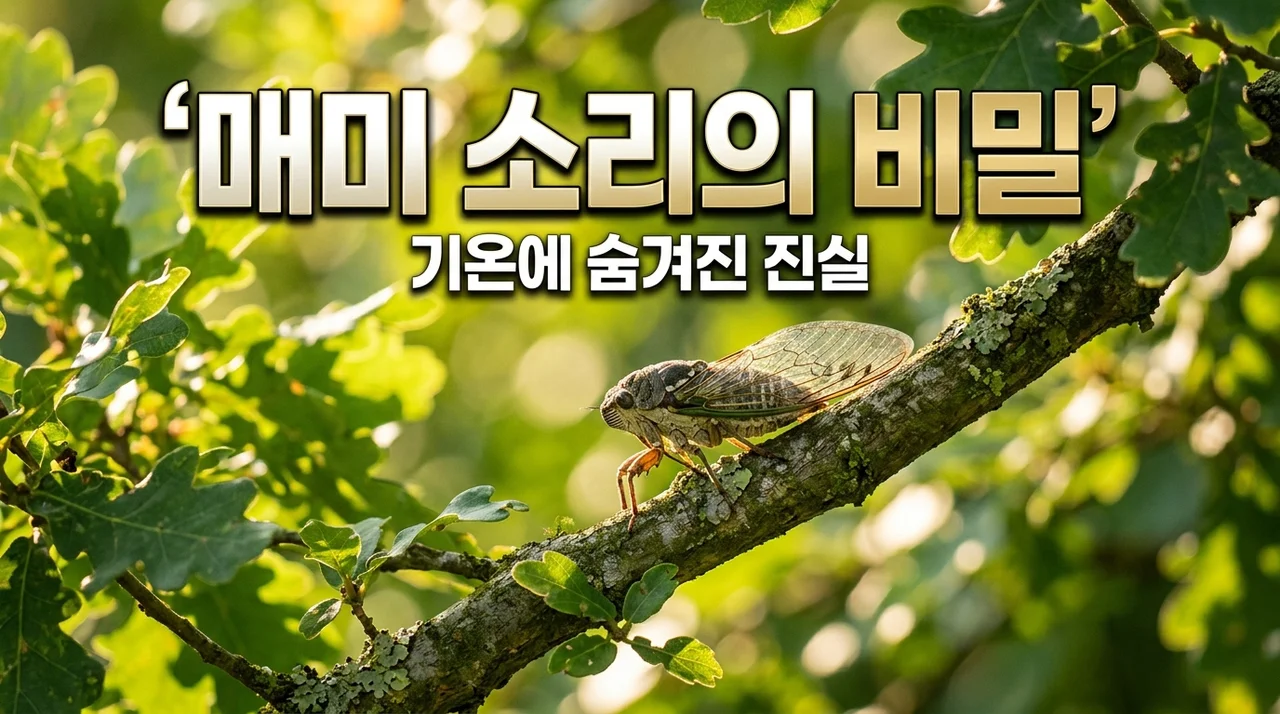 여름에 매미 소리가 더 크게 들리는 과학적인 이유와 비밀