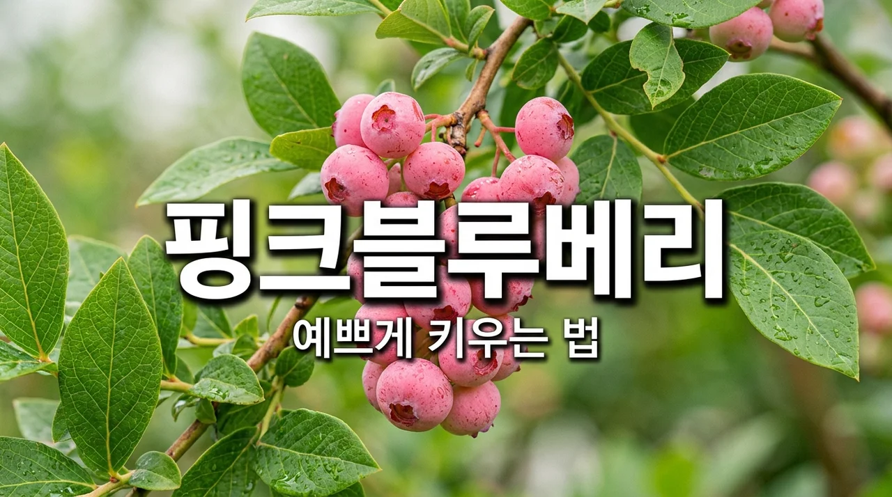 핑크블루베리 키우기: 핑크레모네이드 묘목 심는 시기와 관리법 총정리